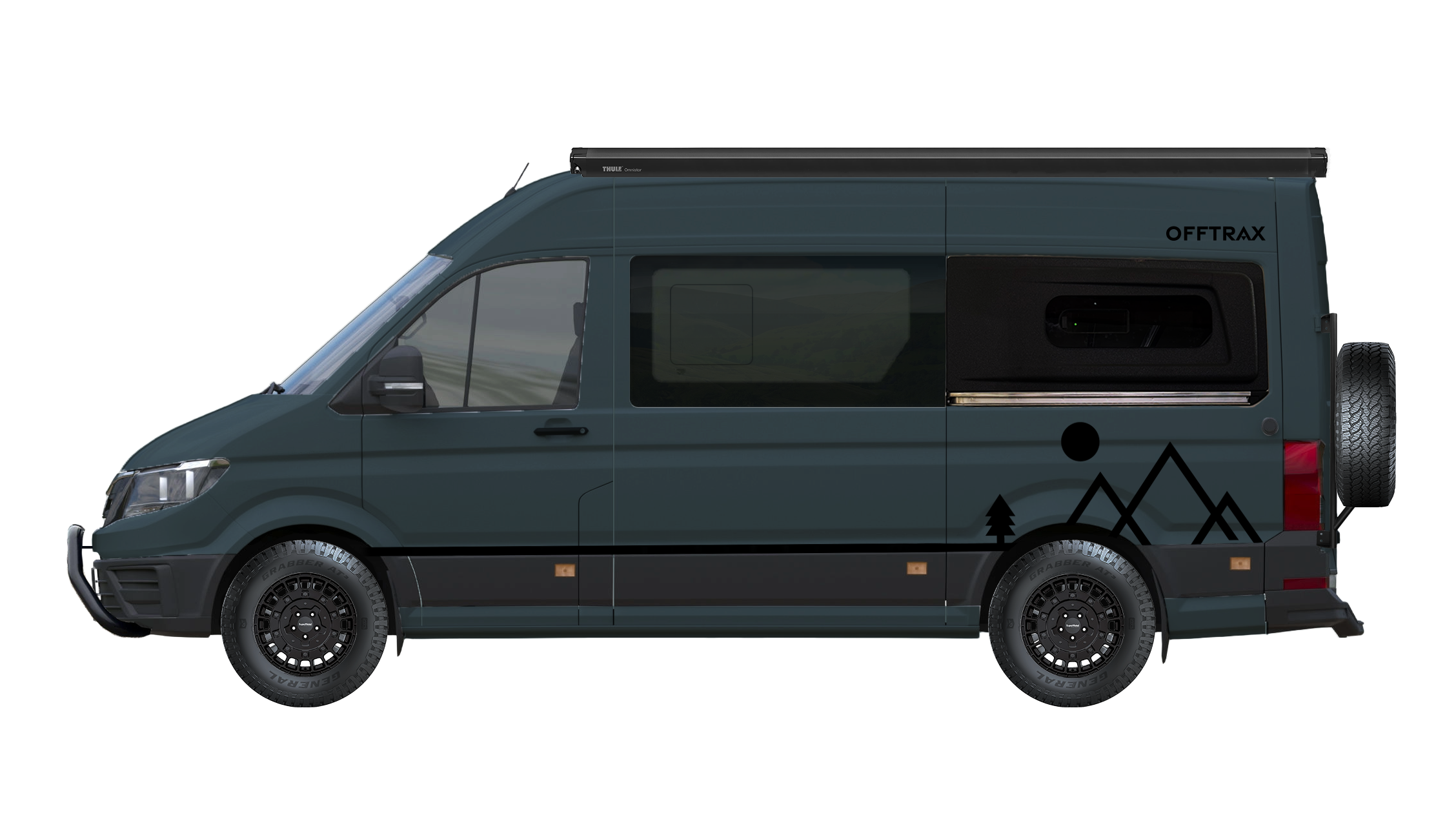 Offtrax in Fir Green