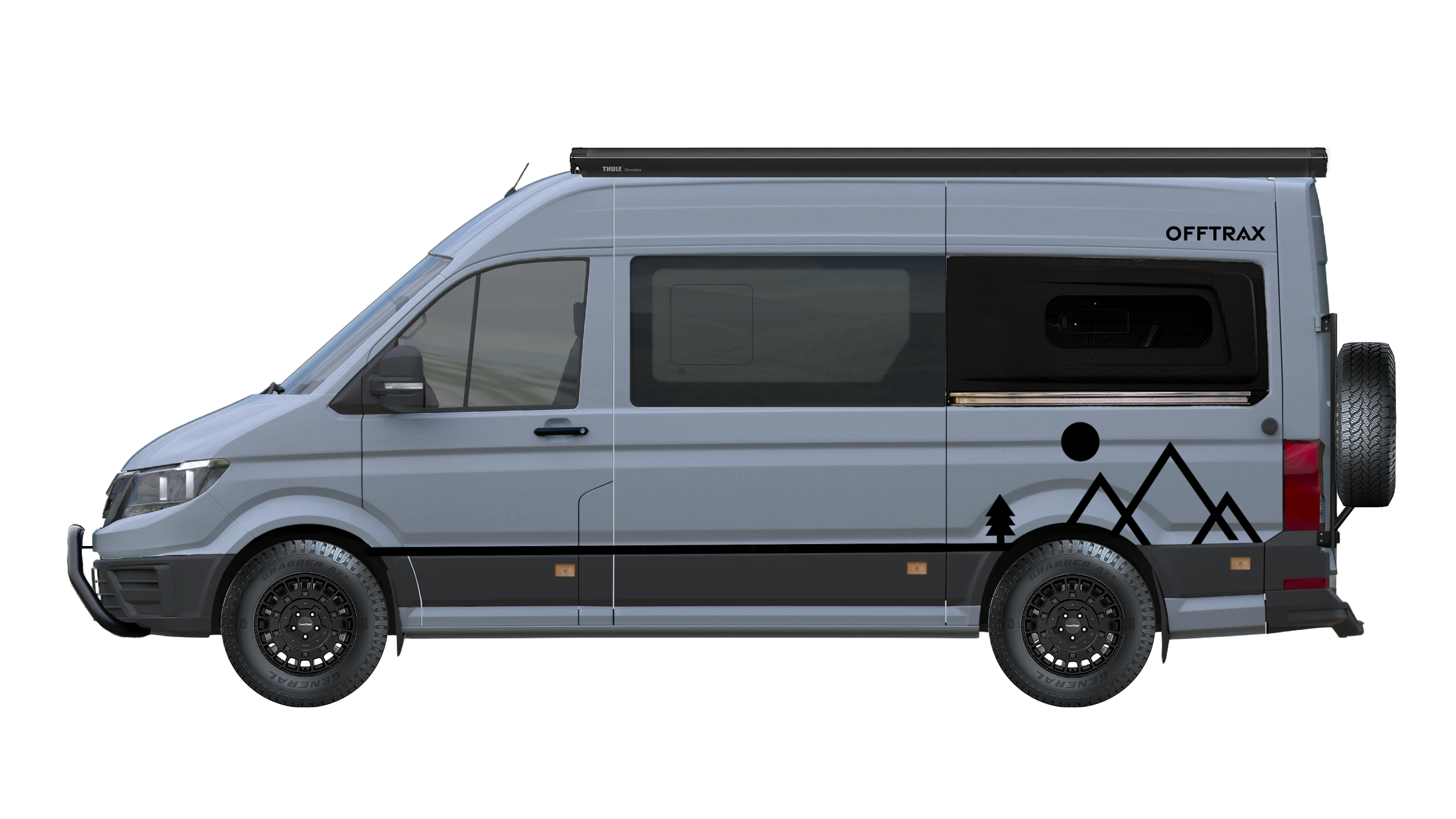 Offtrax in Flannel Grey