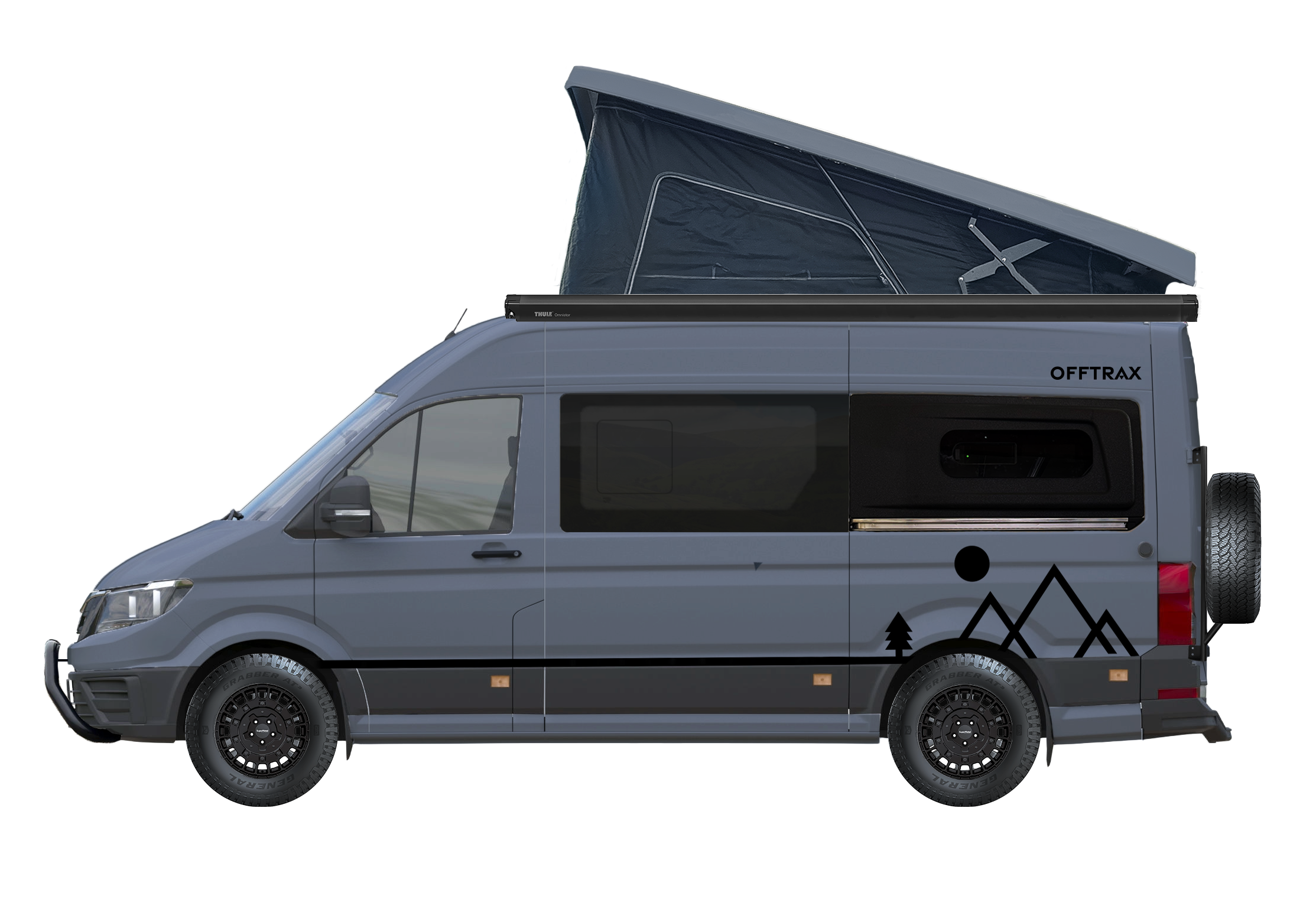 Offtrax in Pure Grey