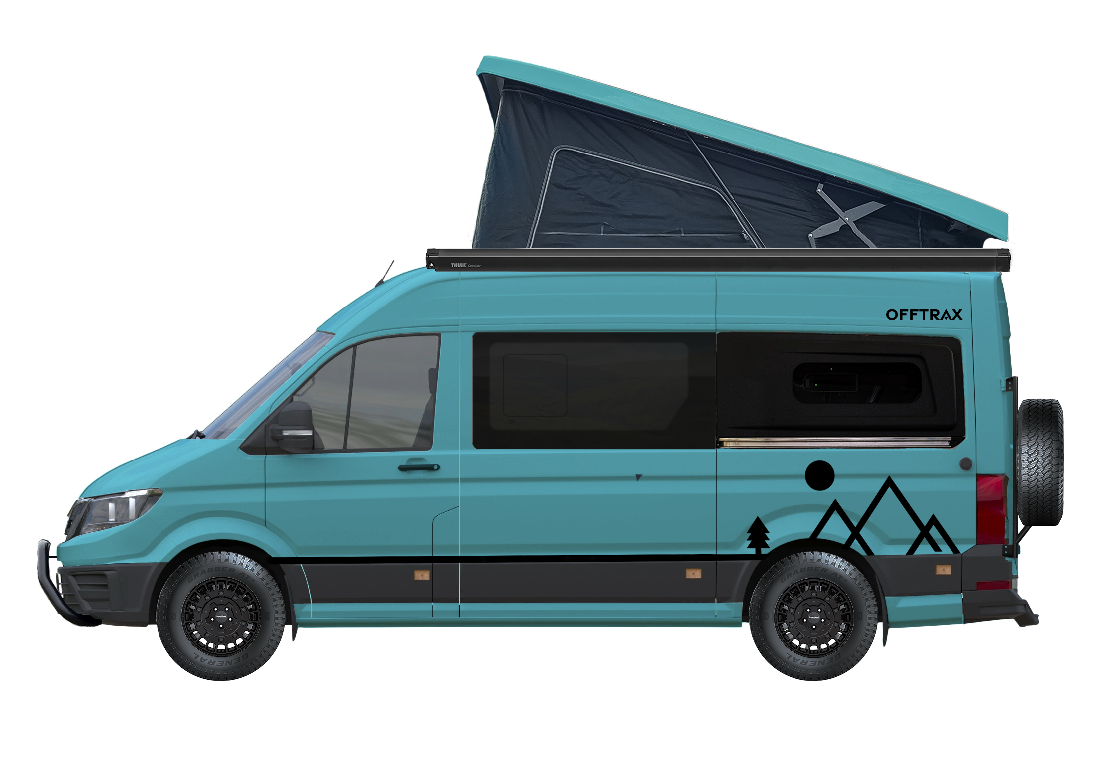 Offtrax in Turquoise Blue