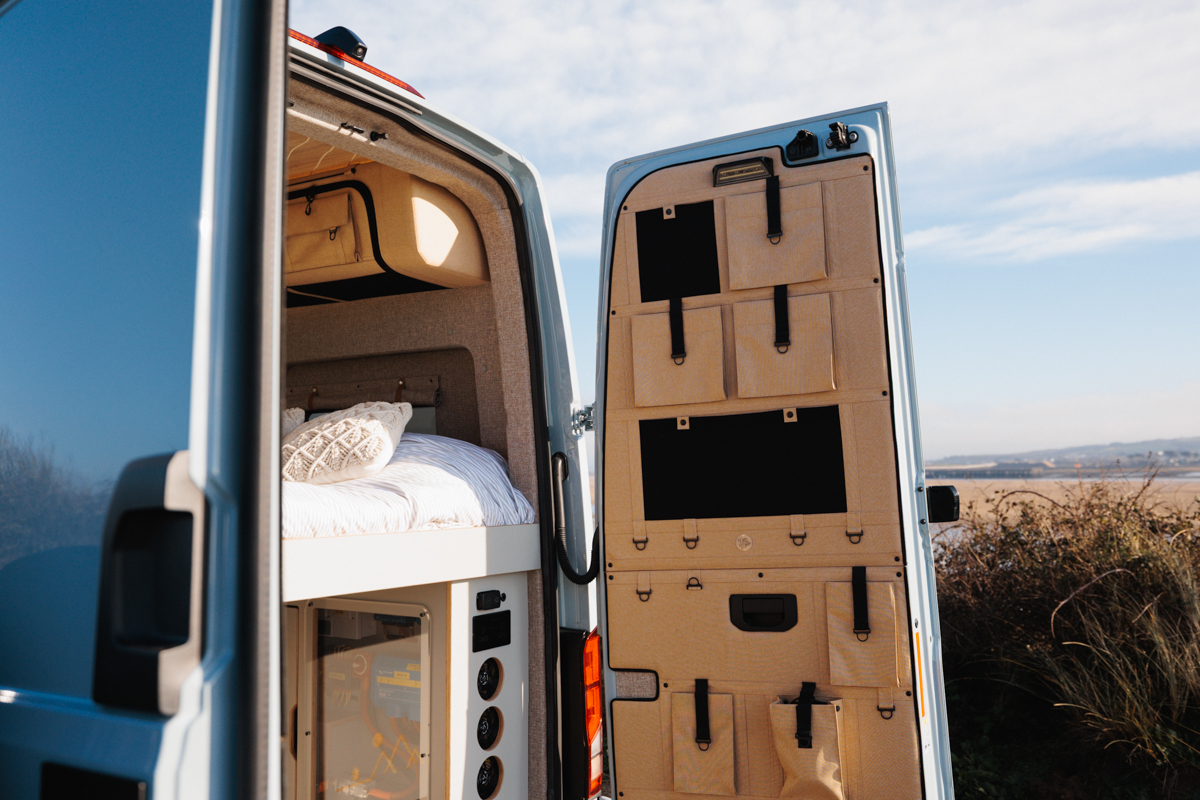 Back door storage