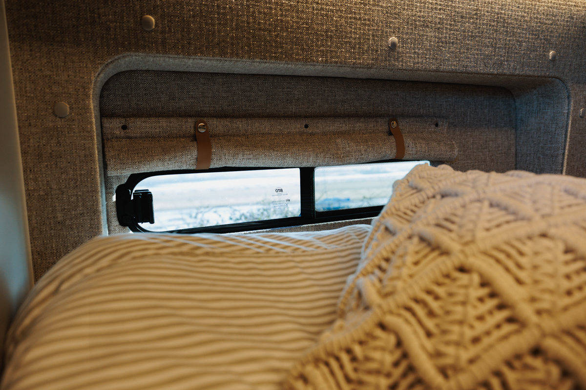 Looking out the back side flare